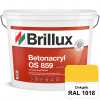 Betonacryl OS 859 (RAL 1018 Zinkgelb) Wetterbeständige Schutzbeschichtung für Betonflächen (Außen)