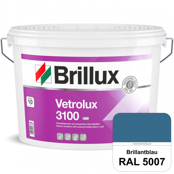Vetrolux ELF 3100 (RAL 5007 Brillantblau) matte & gut zu reinigende Spezial-Innenfarbe