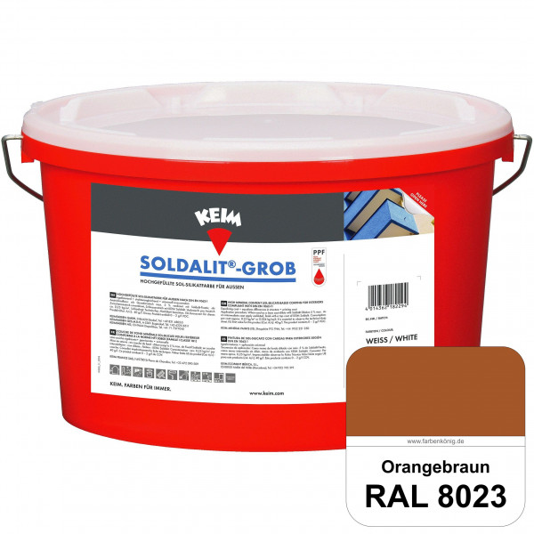 KEIM Soldalit®-Grob (RAL 8023 Orangebraun)