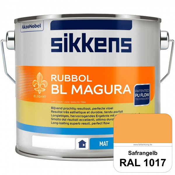 Rubbol BL Magura (RAL 1017 Safrangelb) matter PU-Lack (wasserbasiert) innen & außen