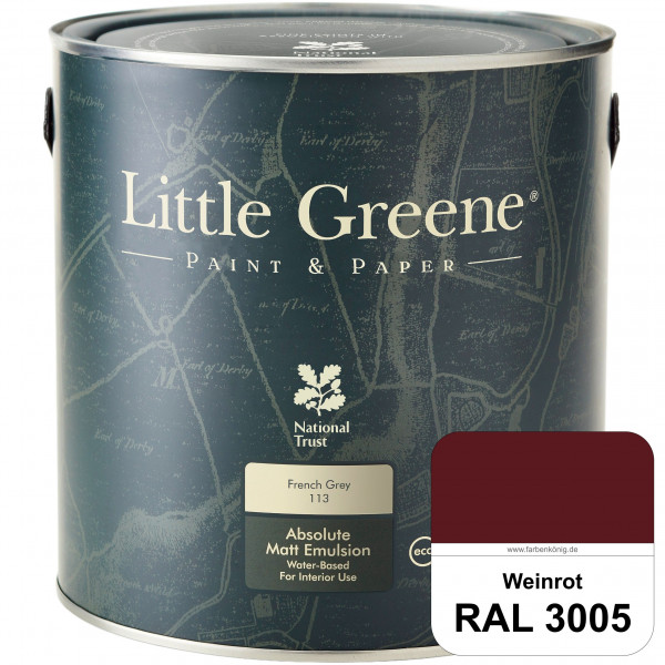Absolute Matt Emulsion (RAL 3005 Weinrot)