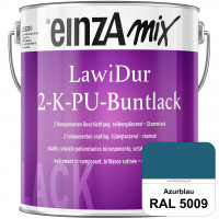 einzA LawiDur 2-K-PU-Buntlack - Seidenglanz (RAL 5009 Azurblau)