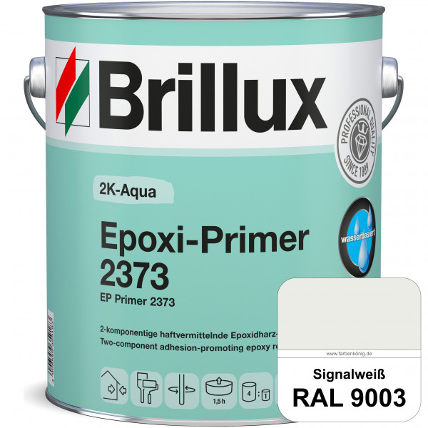 2K-Aqua Epoxi-Primer 2373 (RAL 9003 Signalweiß) haftvermittelnde Grundierung für Zink, verzinktem St