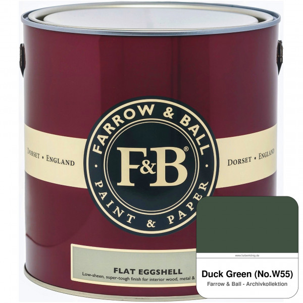 Flat Eggshell (Duck Green No. W55)