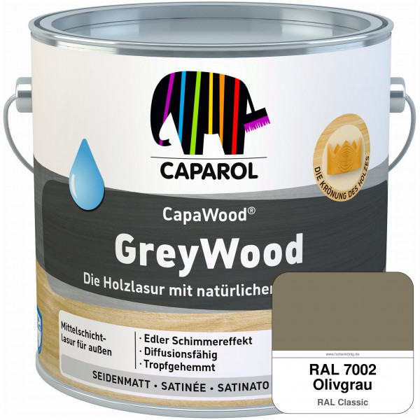 CapaWood® GreyWood (RAL 7002 Olivgrau) - ersetzt Capadur GreyWood