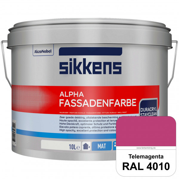 Alpha Fassadenfarbe (RAL 4010 Telemagenta)