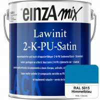 einzA Lawinit 2-K-PU Satin Stammlack (RAL 5015 Himmelblau)