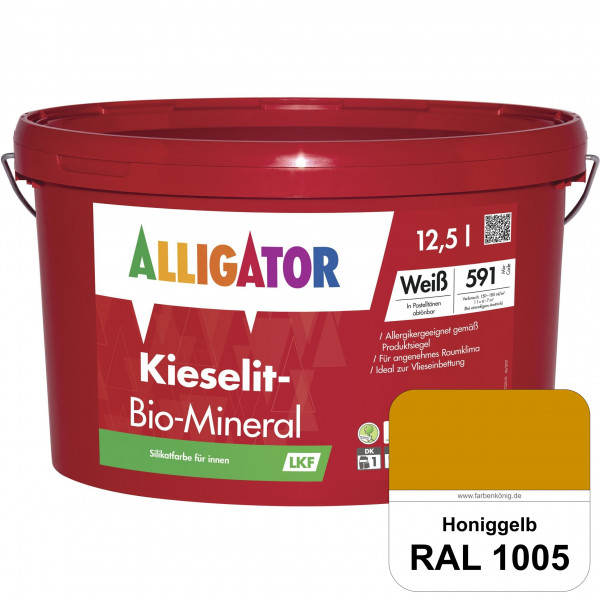 Kieselit-Bio-Mineral LKF (RAL 1005 Honiggelb)