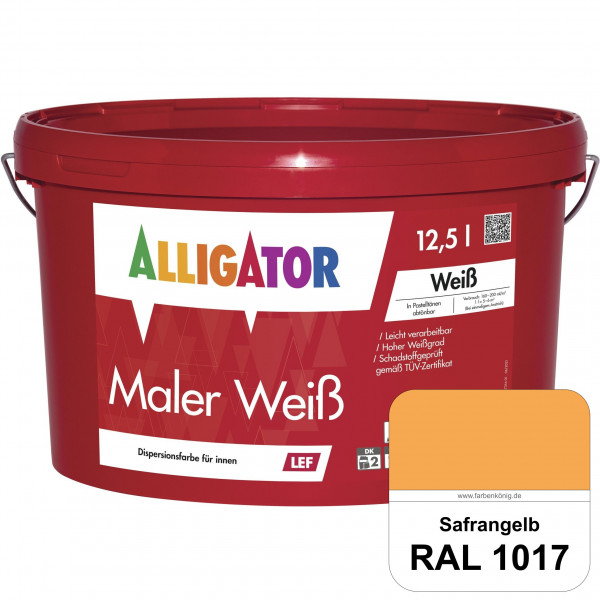 Maler Weiß LEF (RAL 1017 Safrangelb)