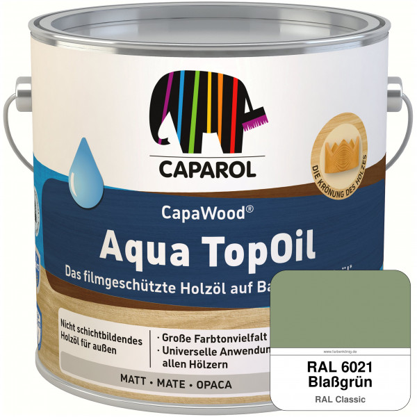 CapaWood® AquaTopOil (RAL 6021 Blassgrün)