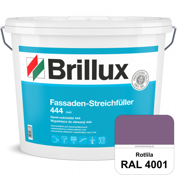 Fassaden-Streichfüller 444 (RAL 4001 Rotlila) Faserverstärkter Streichfüller mit rissverschlämmenden
