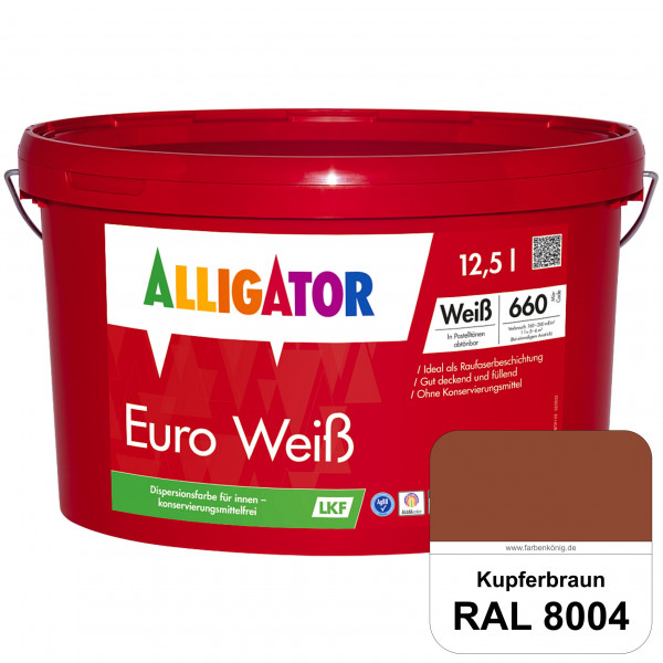 Euro Weiß LKF (RAL 8004 Kupferbraun)