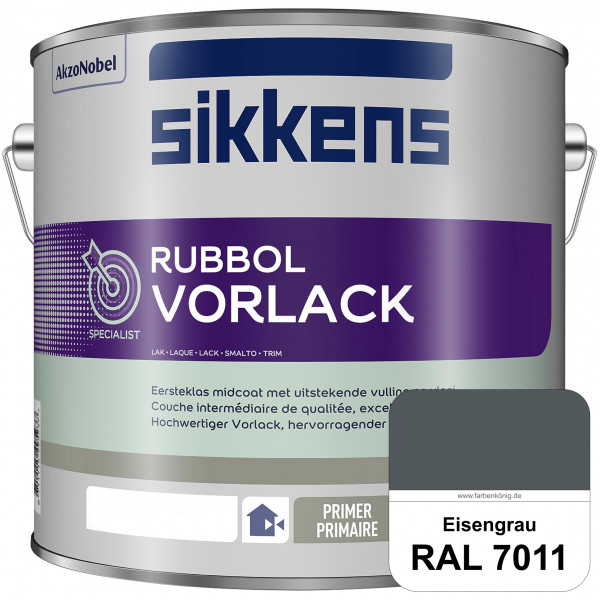 Rubbol Vorlack (RAL 7011 Eisengrau) Aromatenfreier Vorlack der Spitzenklasse (außen & innen)
