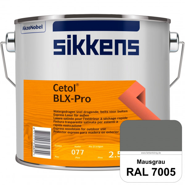 Cetol BLX-Pro (RAL 7005 Mausgrau) Express Lasur für die Beschichtung von Holzoberflächen (außen)