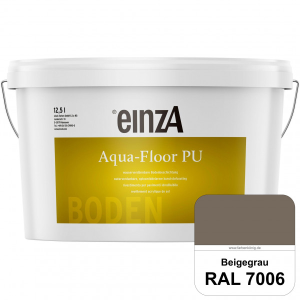 einzA Aqua-Floor PU (RAL 7006 Beigegrau) seidenglänzender Acryl-PU-Bodenbeschichtung