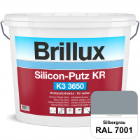 Silicon-Putz KR K3 3650 (RAL 7001 Silbergrau) Kratzputz auf Siliconharzbasis für dekorative & wetter