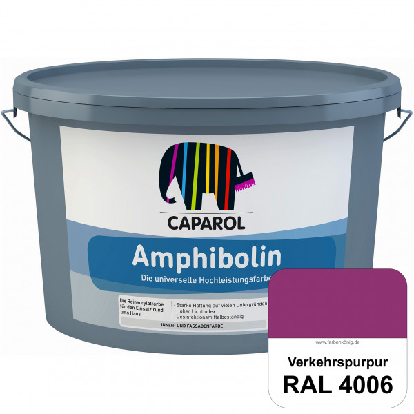 Amphibolin (RAL 4006 Verkehrspurpur) Universalfarbe auf Reinacrylbasis innen & außen