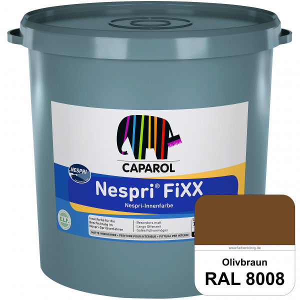 Nespri® FiXX (RAL 8008 Olivbraun) Spezielle Innenfarbe für die rationelle Beschichtung im Nespri-Spr