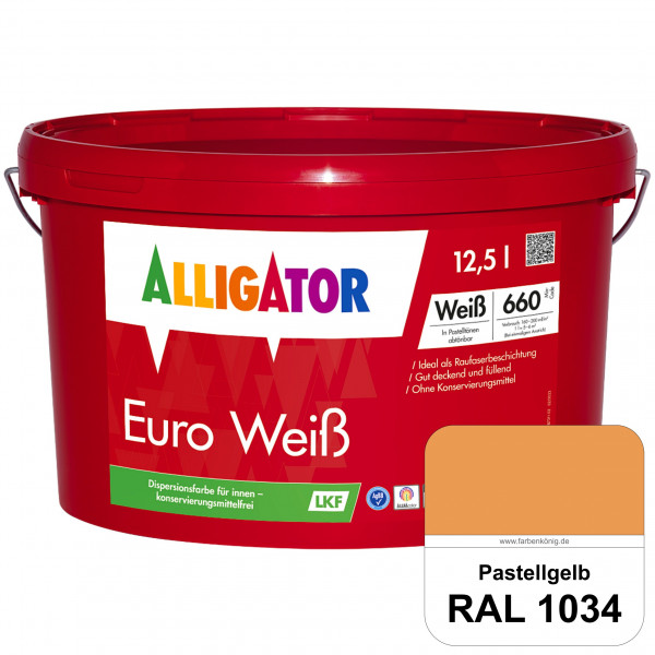 Euro Weiß LKF (RAL 1034 Pastellgelb)