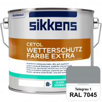 Cetol Wetterschutzfarbe Extra (RAL 7045 Telegrau 1) Cetol Wetterschutzfarbe Extra (RAL 7045 Telegrau 1)
