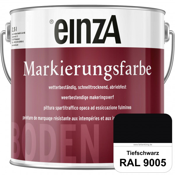 einzA Markierungsfarbe (RAL 9005 Tiefschwarz)
