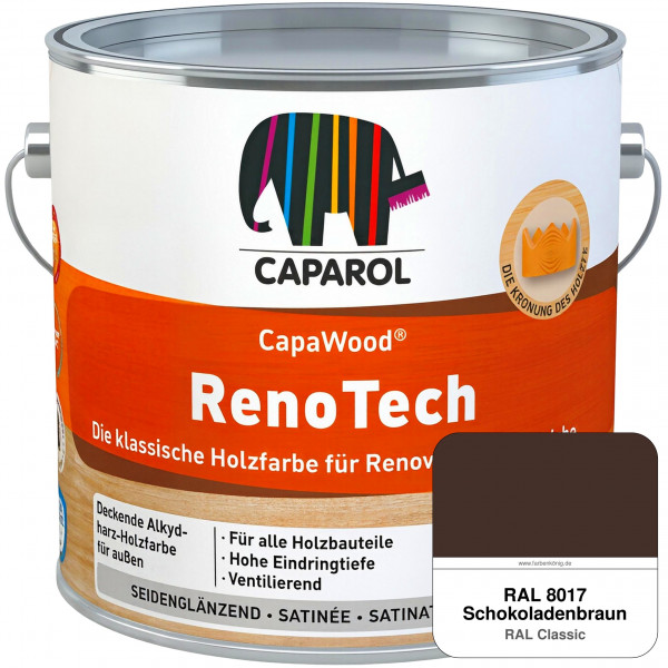 CapaWood® RenoTech (RAL 8017 Schokoladenbraun) - ersetzt Capadur RenoTech