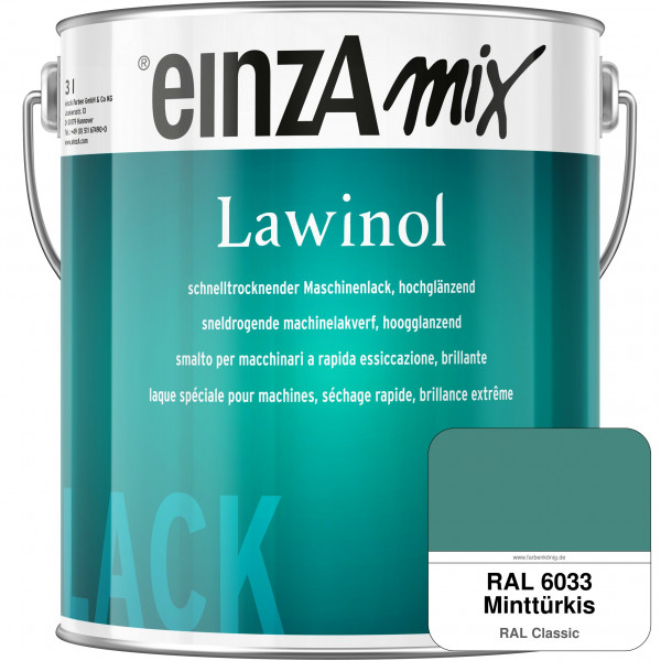 einzA Lawinol hochglänzend (RAL 6033 Minttürkis)