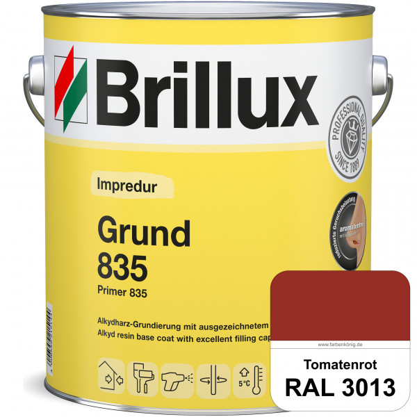 Impredur Grund 835 (RAL 3013 Tomatenrot) Grundierung für Laub- und Nadelholz wie Fenstern, Türen etc