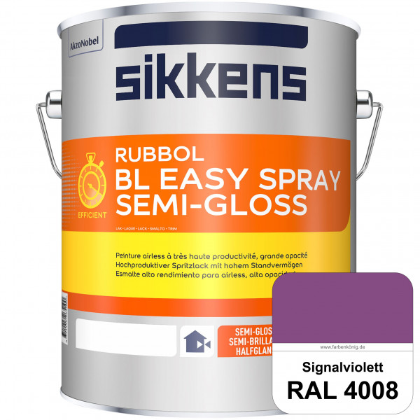 Rubbol BL Easy Spray (RAL 4008 Signalviolett) Seidenglänzender Airlesslack (außen & innen)