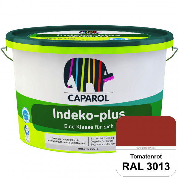 Indeko-plus (RAL 3013 Tomatenrot) doppeldeckende matte & hochwertige Innenfarbe