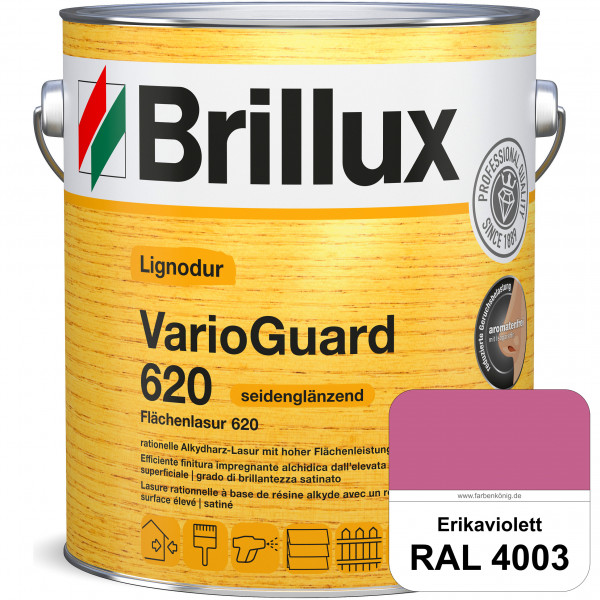 Lignodur VarioGuard 620 (Flächenlasur 620) RAL 4003 Erikaviolett