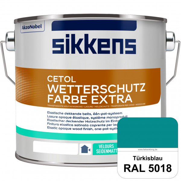 Cetol Wetterschutzfarbe Extra (RAL 5018 Türkisblau)