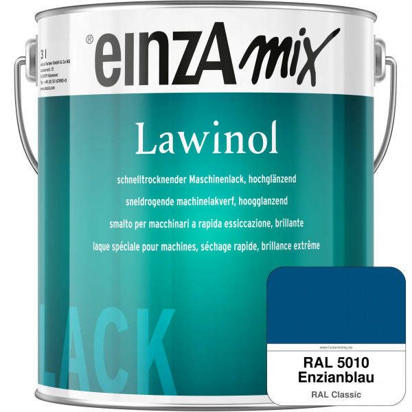 einzA Lawinol hochglänzend (RAL 5010 Enzianblau)