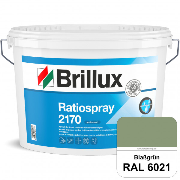 Ratiospray 2170 (RAL 6021 Blassgrün) wasserbasierter, seidenmatter & farbtonbeständiger Allround-Spr