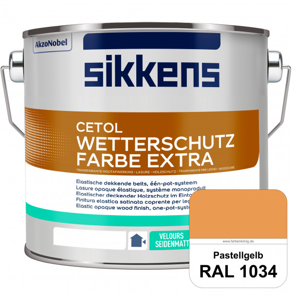 Cetol Wetterschutzfarbe Extra (RAL 1034 Pastellgelb)