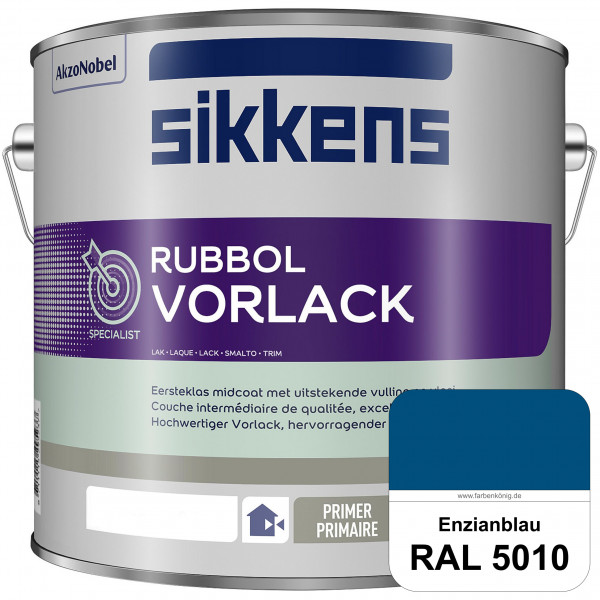 Rubbol Vorlack (RAL 5010 Enzianblau) Aromatenfreier Vorlack der Spitzenklasse (außen & innen)
