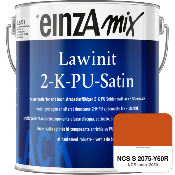 einzA Lawinit 2-K-PU Satin Stammlack (NCS S 2075-Y60R)