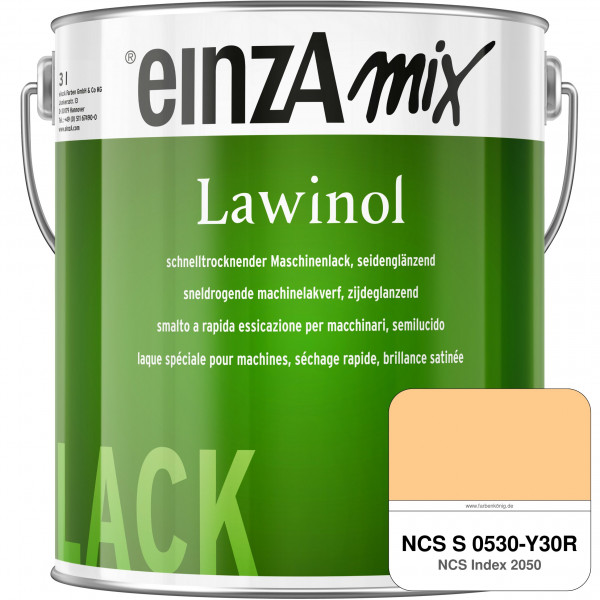 einzA Lawinol seidenglänzend (NCS S 0530-Y30R)