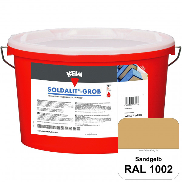 KEIM Soldalit®-Grob (RAL 1002 Sandgelb)