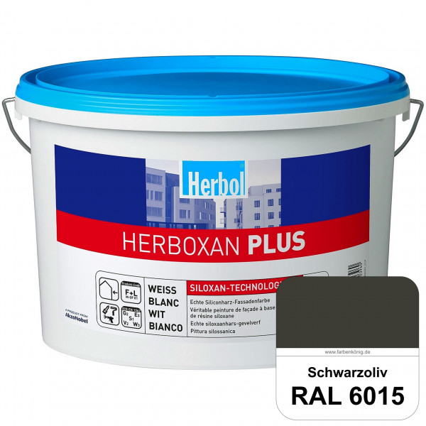 Herboxan Plus (RAL 6015 Schwarzoliv) Siliconharz-Fassadenfarbe für längere saubere Fassaden
