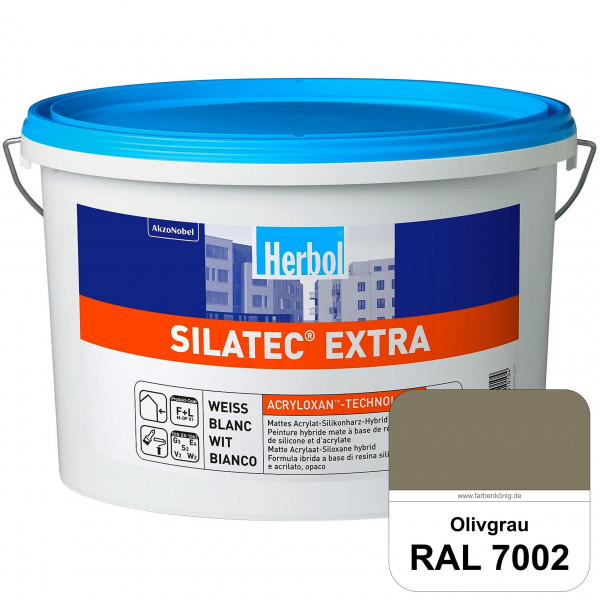 Silatec Extra (RAL 7002 Olivgrau) Siliconharz-Hybrid-Fassadenfarbe