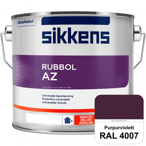 Rubbol AZ (RAL 4007 Purpurviolett) Hochwertiger, universeller Hochglanzlack (lösemittelhaltig) außen