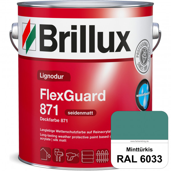 Lignodur FlexGuard 871 (Deckfarbe 871) RAL 6033 Minttürkis