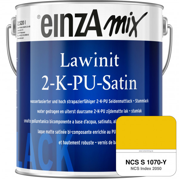 einzA Lawinit 2-K-PU Satin Stammlack (NCS S 1070-Y)