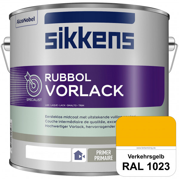 Rubbol Vorlack (RAL 1023 Verkehrsgelb) Aromatenfreier Vorlack der Spitzenklasse (außen & innen)