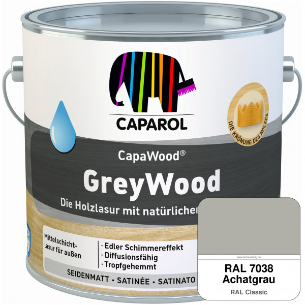CapaWood® GreyWood (RAL 7038 Achatgrau) - ersetzt Capadur GreyWood