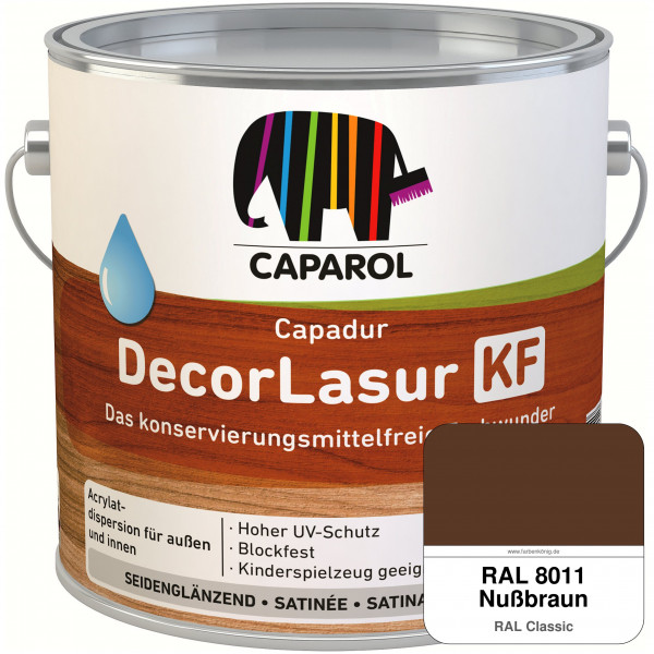 Caparol Capadur DecorLasur KF (RAL 8011 Nussbraun)