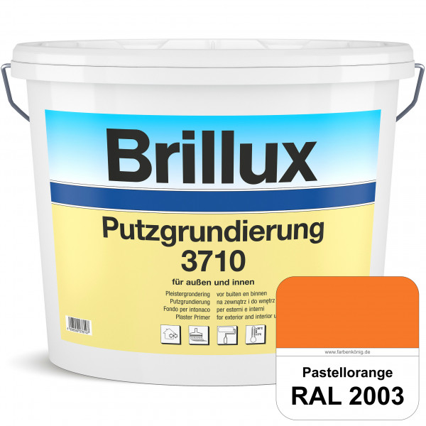 Putzgrundierung 3710 (RAL 2003 Pastellorange) Wetterbeständige & quarzhaltige Grundierfarbe auf Disp
