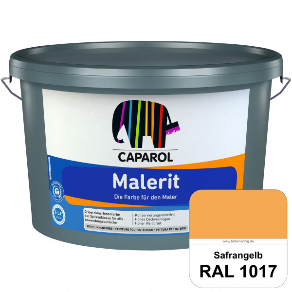 Malerit E.L.F. (RAL 1017 Safrangelb) matte Innenfarbe für Neu- & Renovierungsanstriche
