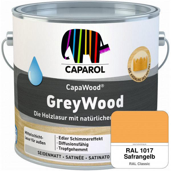 CapaWood® GreyWood (RAL 1017 Safrangelb) - ersetzt Capadur GreyWood